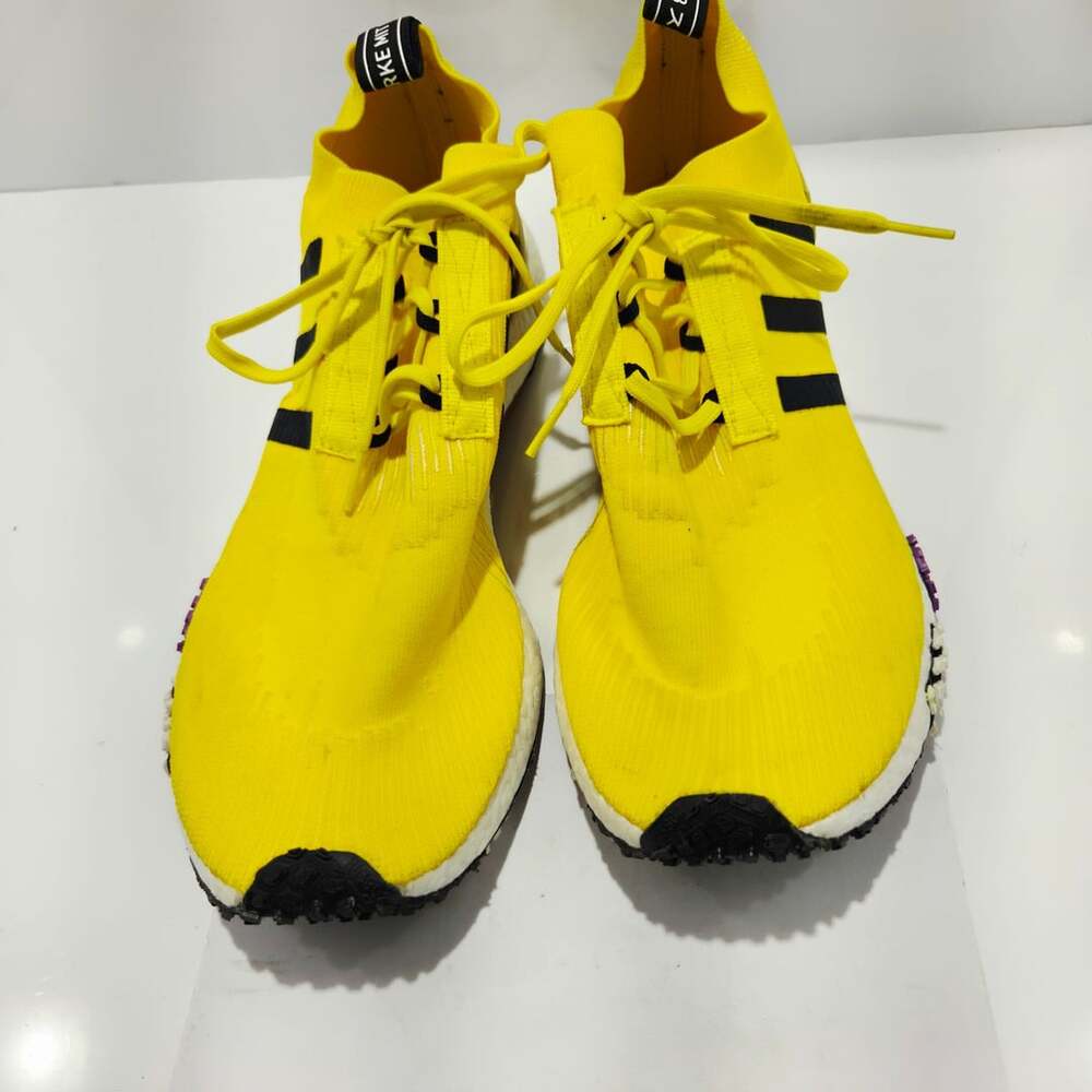 Adidas NMD_Racer PK Size 13 Yellow Black Primeknit Sneakers